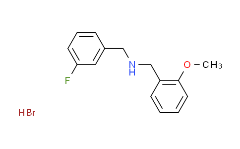 CAS No. 1609407-28-4, (3-fluorobenzyl)(2-methoxybenzyl)amine hydrobromide