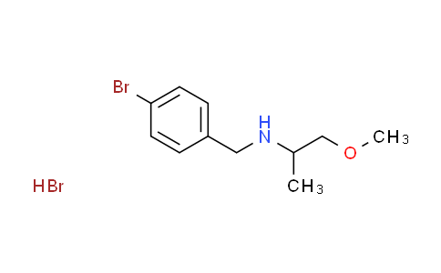 CAS No. 1609404-12-7, N-(4-bromobenzyl)-1-methoxy-2-propanamine hydrobromide