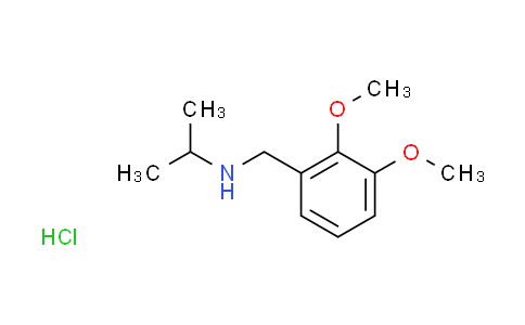 CAS No. 1158345-38-0, N-(2,3-dimethoxybenzyl)-2-propanamine hydrochloride