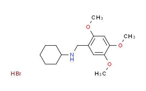 CAS No. 1609407-25-1, N-(2,4,5-trimethoxybenzyl)cyclohexanamine hydrobromide