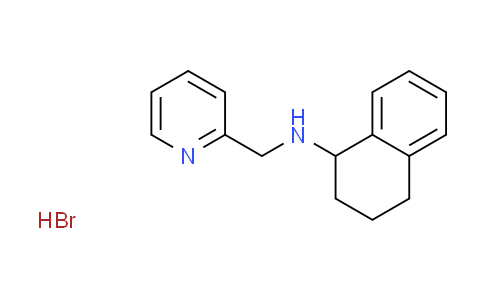 CAS No. 1211298-16-6, N-(2-pyridinylmethyl)-1,2,3,4-tetrahydro-1-naphthalenamine hydrobromide