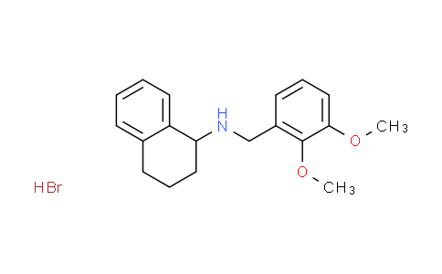 CAS No. 1609407-59-1, N-(2,3-dimethoxybenzyl)-1,2,3,4-tetrahydro-1-naphthalenamine hydrobromide