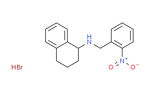 CAS No. 1609399-98-5, N-(2-nitrobenzyl)-1,2,3,4-tetrahydro-1-naphthalenamine hydrobromide