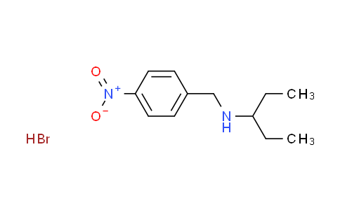 CAS No. 1609400-28-3, N-(4-nitrobenzyl)-3-pentanamine hydrobromide