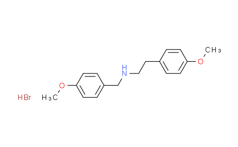 CAS No. 1609407-17-1, N-(4-methoxybenzyl)-2-(4-methoxyphenyl)ethanamine hydrobromide