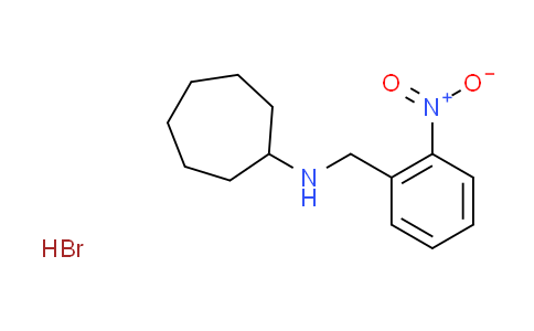 CAS No. 1609402-67-6, N-(2-nitrobenzyl)cycloheptanamine hydrobromide