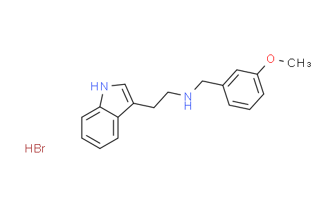 CAS No. 1609407-29-5, [2-(1H-indol-3-yl)ethyl](3-methoxybenzyl)amine hydrobromide