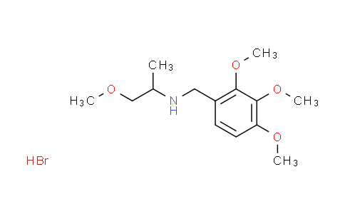 CAS No. 1609400-34-1, (2-methoxy-1-methylethyl)(2,3,4-trimethoxybenzyl)amine hydrobromide