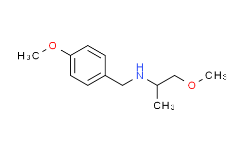 CAS No. 353777-78-3, (4-methoxybenzyl)(2-methoxy-1-methylethyl)amine