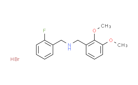 CAS No. 1609402-85-8, (2,3-dimethoxybenzyl)(2-fluorobenzyl)amine hydrobromide