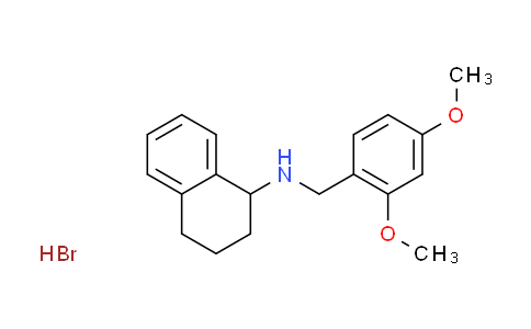 CAS No. 1609407-35-3, N-(2,4-dimethoxybenzyl)-1,2,3,4-tetrahydro-1-naphthalenamine hydrobromide