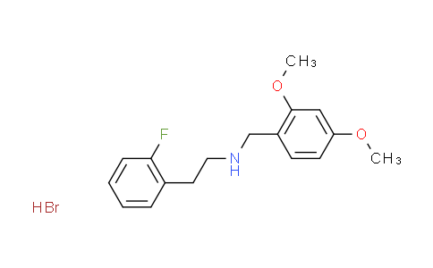 CAS No. 1609404-18-3, N-(2,4-dimethoxybenzyl)-2-(2-fluorophenyl)ethanamine hydrobromide
