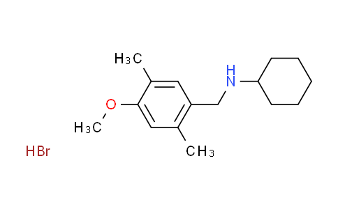 CAS No. 1609407-38-6, N-(4-methoxy-2,5-dimethylbenzyl)cyclohexanamine hydrobromide