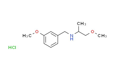 CAS No. 1609396-40-8, (3-methoxybenzyl)(2-methoxy-1-methylethyl)amine hydrochloride