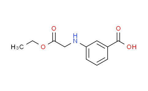 CAS No. 23218-94-2, 3-[(2-ethoxy-2-oxoethyl)amino]benzoic acid