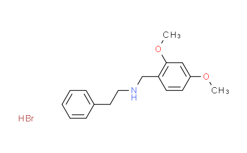 CAS No. 1609396-31-7, N-(2,4-dimethoxybenzyl)-2-phenylethanamine hydrobromide