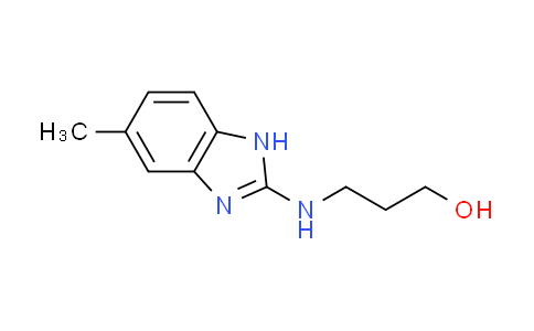 CAS No. 302812-86-8, 3-[(5-methyl-1H-benzimidazol-2-yl)amino]propan-1-ol