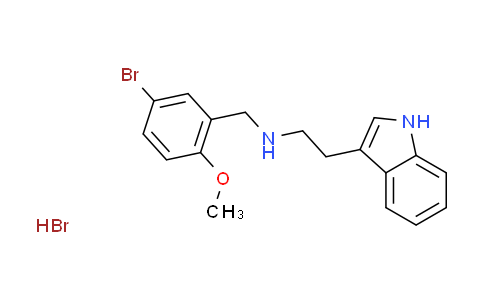 CAS No. 1609407-64-8, N-(5-bromo-2-methoxybenzyl)-2-(1H-indol-3-yl)ethanamine hydrobromide
