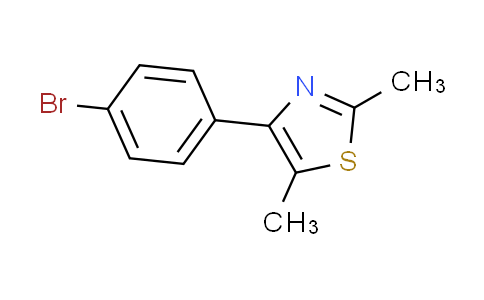 CAS No. 397283-49-7, 4-(4-bromophenyl)-2,5-dimethyl-1,3-thiazole