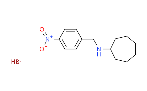 CAS No. 1609409-46-2, N-(4-nitrobenzyl)cycloheptanamine hydrobromide
