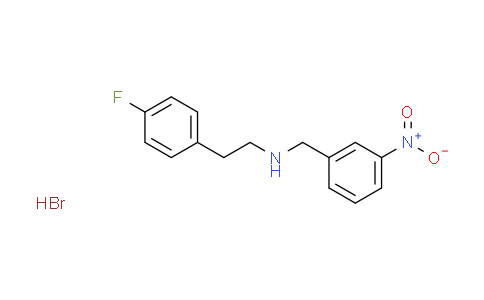 CAS No. 1609399-73-6, [2-(4-fluorophenyl)ethyl](3-nitrobenzyl)amine hydrobromide