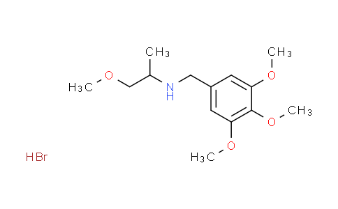 CAS No. 1609395-68-7, (2-methoxy-1-methylethyl)(3,4,5-trimethoxybenzyl)amine hydrobromide