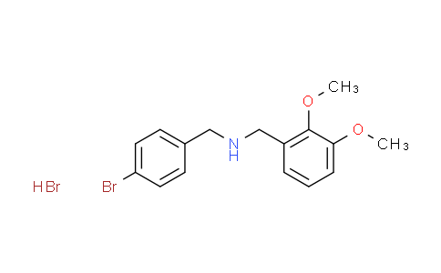 CAS No. 1609407-67-1, (4-bromobenzyl)(2,3-dimethoxybenzyl)amine hydrobromide