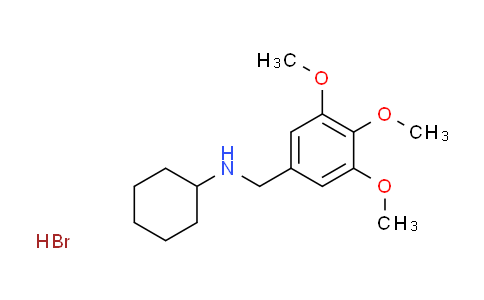 CAS No. 1609400-51-2, N-(3,4,5-trimethoxybenzyl)cyclohexanamine hydrobromide