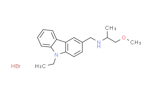 CAS No. 1609407-44-4, N-[(9-ethyl-9H-carbazol-3-yl)methyl]-1-methoxy-2-propanamine hydrobromide