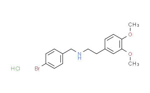 CAS No. 133344-82-8, N-(4-bromobenzyl)-2-(3,4-dimethoxyphenyl)ethanamine hydrochloride