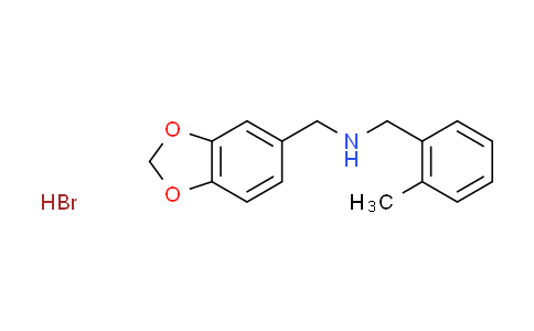 CAS No. 1609395-71-2, (1,3-benzodioxol-5-ylmethyl)(2-methylbenzyl)amine hydrobromide