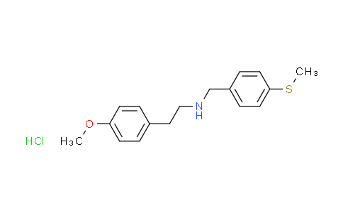 CAS No. 1158499-87-6, [2-(4-methoxyphenyl)ethyl][4-(methylthio)benzyl]amine hydrochloride