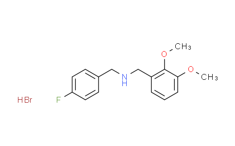 CAS No. 1609404-39-8, (2,3-dimethoxybenzyl)(4-fluorobenzyl)amine hydrobromide