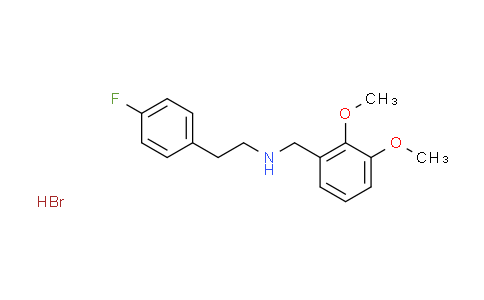 CAS No. 1609396-42-0, N-(2,3-dimethoxybenzyl)-2-(4-fluorophenyl)ethanamine hydrobromide