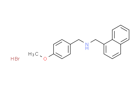 CAS No. 1609402-90-5, (4-methoxybenzyl)(1-naphthylmethyl)amine hydrobromide