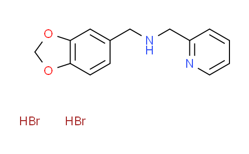 CAS No. 1609406-32-7, (1,3-benzodioxol-5-ylmethyl)(2-pyridinylmethyl)amine dihydrobromide