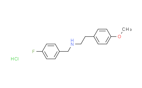 CAS No. 1185294-42-1, N-(4-fluorobenzyl)-2-(4-methoxyphenyl)ethanamine hydrochloride