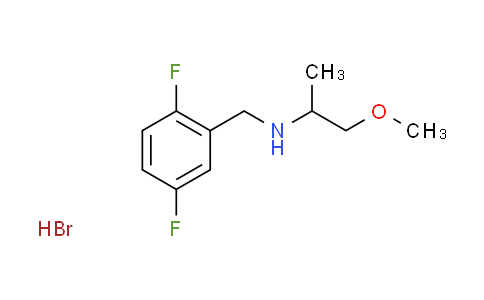 CAS No. 1609406-27-0, N-(2,5-difluorobenzyl)-1-methoxy-2-propanamine hydrobromide