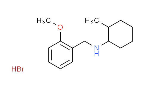 CAS No. 1609407-26-2, N-(2-methoxybenzyl)-2-methylcyclohexanamine hydrobromide