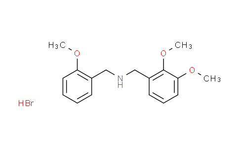 CAS No. 1609407-70-6, (2,3-dimethoxybenzyl)(2-methoxybenzyl)amine hydrobromide