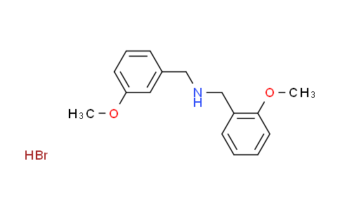 CAS No. 1609399-91-8, N-(3-methoxybenzyl)-1-(2-methoxyphenyl)methanamine hydrobromide