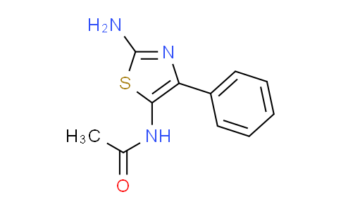 CAS No. 54167-89-4, N-(2-amino-4-phenyl-1,3-thiazol-5-yl)acetamide