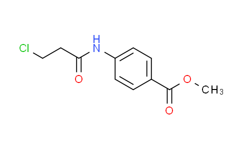 CAS No. 160313-42-8, methyl 4-[(3-chloropropanoyl)amino]benzoate