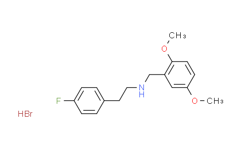 CAS No. 1609404-17-2, N-(2,5-dimethoxybenzyl)-2-(4-fluorophenyl)ethanamine hydrobromide