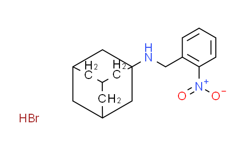 CAS No. 1609395-86-9, N-(2-nitrobenzyl)-1-adamantanamine hydrobromide