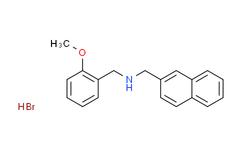 CAS No. 1609406-39-4, (2-methoxybenzyl)(2-naphthylmethyl)amine hydrobromide