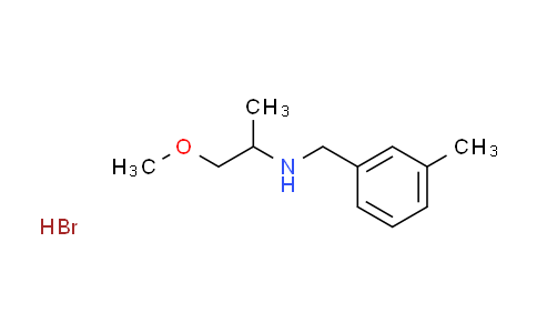 CAS No. 1052529-83-5, (2-methoxy-1-methylethyl)(3-methylbenzyl)amine hydrobromide