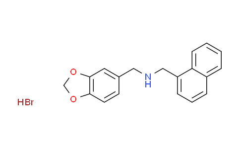 CAS No. 1609408-99-2, (1,3-benzodioxol-5-ylmethyl)(1-naphthylmethyl)amine hydrobromide