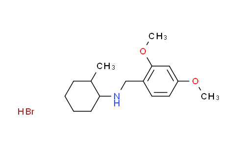CAS No. 1609406-25-8, N-(2,4-dimethoxybenzyl)-2-methylcyclohexanamine hydrobromide