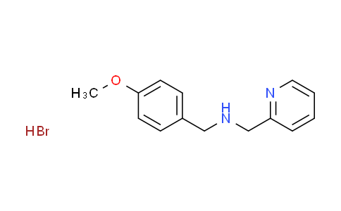 CAS No. 1609400-07-8, (4-methoxybenzyl)(2-pyridinylmethyl)amine hydrobromide